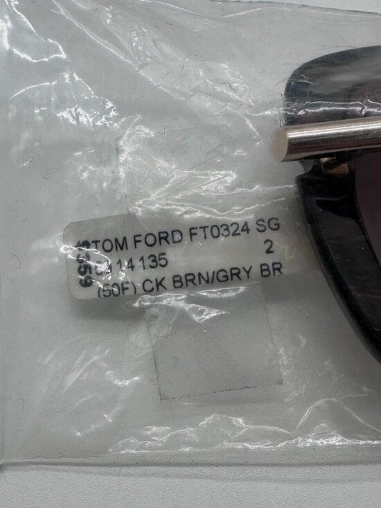 NEW TOM FORD TF 324 50F LINDA BROWN GOLD GRADIENT AUTHENTIC SUNGLASSES SZ: 59-14